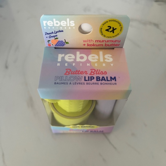 Rebels Refinery Butter Bliss Lip Balm Duo – Grape & Peach Lychee - NWT - Picture 4 of 8